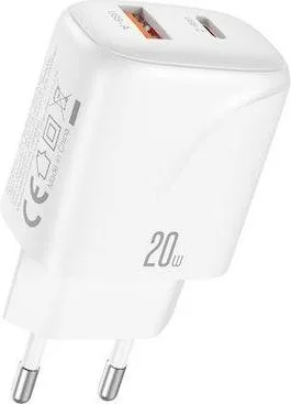 XO L158, φορτιστής ΓΡΗΓΟΡΗΣ φόρτισης, 2 ΘΥΡΕΣ, 20W, ΛΕΥΚΟΣ — εικόνα 2
