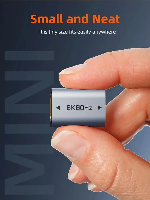 CABLETIME αντάπτορας HDMI CT-HEF8K-AG, 8K/60Hz, 4K/120Hz, 48 Gbps, γκρι — εικόνα 5