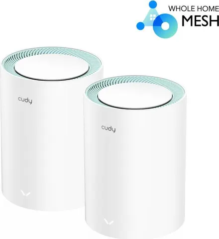 Cudy M1300 AC1200 Dual Band WiFi Mesh System, 2 Pack