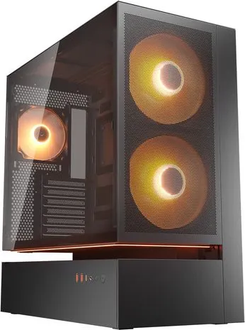 Cougar Midi Tower Case, CFV235, ARGB, Mesh, Black