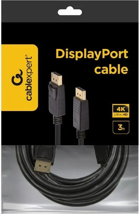 CABLEXPERT καλώδιο Display Port, 4K, Male-Male, 3m — εικόνα 3