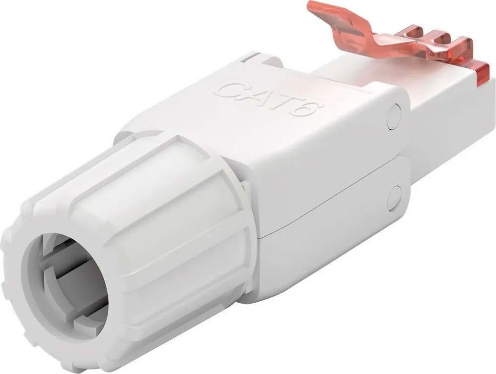 GOOBAY βύσμα RJ45 65942, CAT 6 UTP, tool-free, λευκό — εικόνα 3