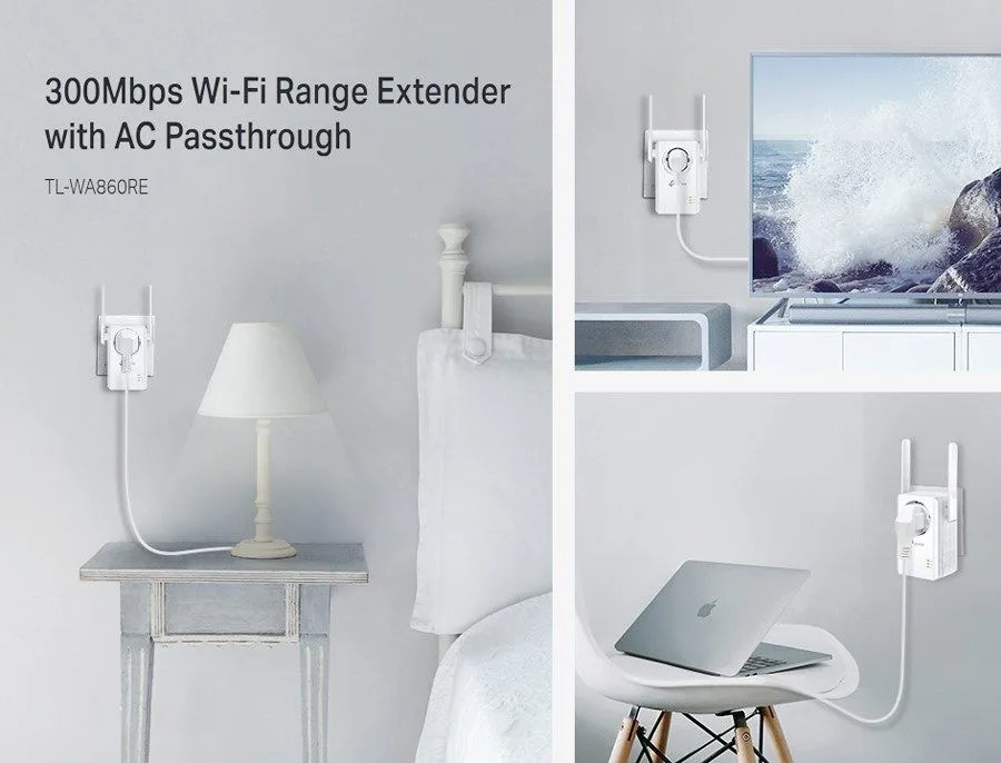 TP-LINK Range Extender TL-WA860RE, Passthrough, 300Mbps, Ver. 6.0 — εικόνα 4