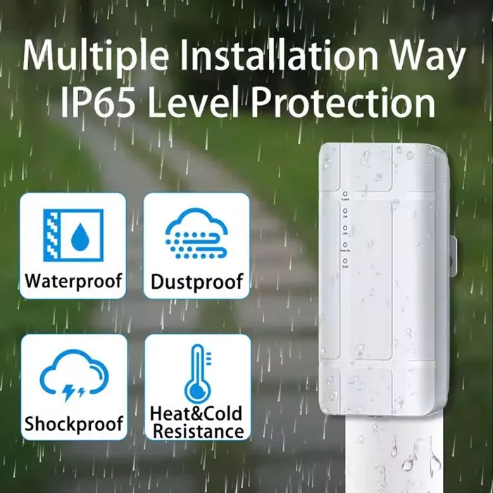 SUNCOMM outdoor 4G LTE CPE QC300K, 300Mbps Wi-Fi, 100Mbps LAN, IP65 — εικόνα 4