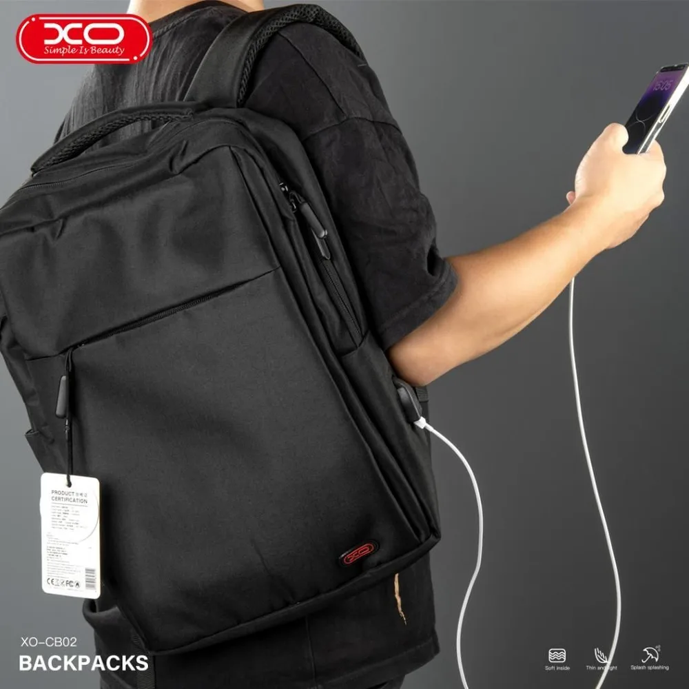 XO CB02 15.6-INCH ΑΔΙΑΒΡΟΧΗ ΤΣΑΝΤΑ Backpack για ΛΑΠΤΟΠ — εικόνα 2