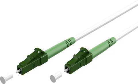 GOOBAY καλώδιο οπτικής ίνας LC-APC 59585, Singlemode OS2, 2m, λευκό
