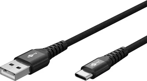 GOOBAY καλώδιο USB-C σε USB 74528, 60W, 480Mbps, 3m, μαύρο