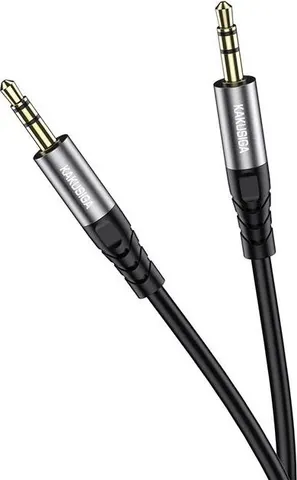 KAKUSIGA καλώδιο ήχου 3.5mm KSC-892, AUX, 1m, μαύρο