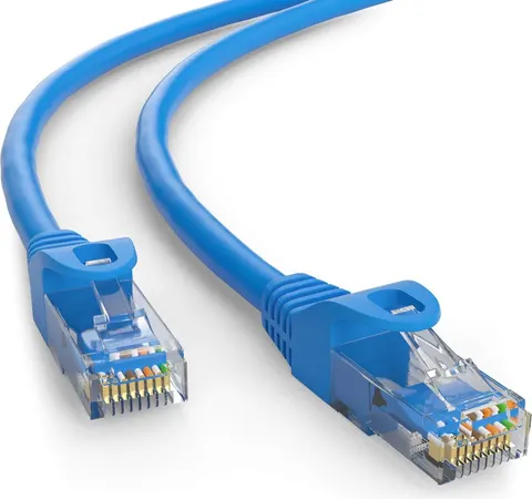 POWERTECH καλώδιο δικτύου CAB-N367, Cat 5e U/UTP, CCA, 100Hz, 1m, μπλε