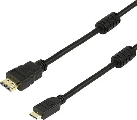 POWERTECH καλώδιο mini HDMI σε HDMI CAB-H011 με Ethernet, 1.5m, μαύρο