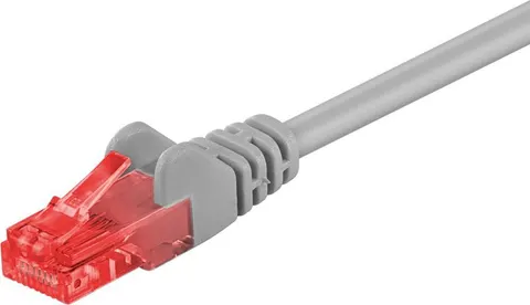 GOOBAY καλώδιο δικτύου 72576, CAT 6 U/UTP, CCA, 250MHz, 3m, γκρι