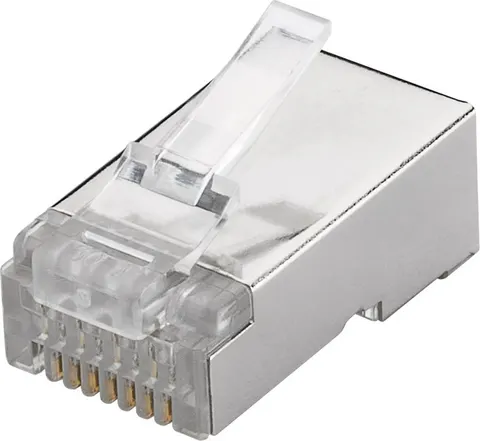 GOOBAY βύσμα RJ45 93829, CAT 6 STP, μεταλλικό, 10τμχ