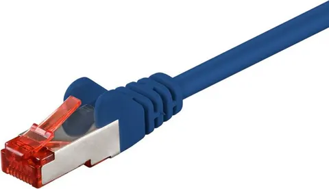 GOOBAY καλώδιο δικτύου 95576, CAT 6 S/FTP, copper, 250MHz, 1.5m, μπλε