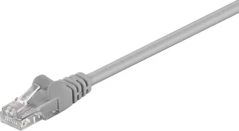 GOOBAY καλώδιο δικτύου 68347, CAT 5e U/UTP, CCA, PVC, 10m, γκρι
