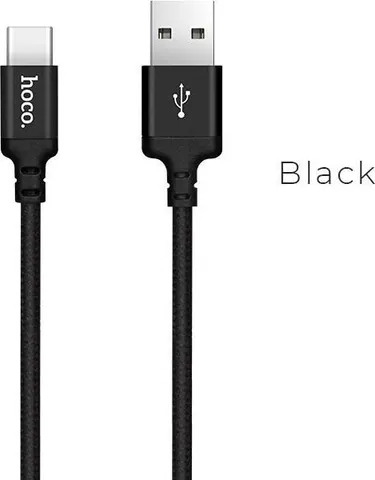 HOCO X14 Times Speed Type-C Charging Cable(L=2M) μαύρο