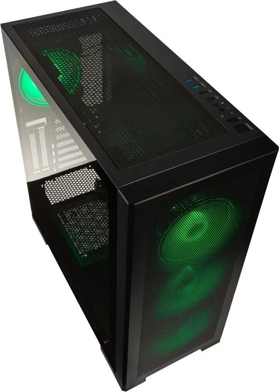Kolink Unity Meshbay ARGB Midi ATX Tower Case - 400mm clearance (4 pre-installed fans & controller) — εικόνα 2