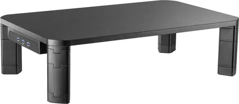BRATECK επιτραπέζια βάση AMS-7 για οθόνη 17-32", 3x USB 3.0, 20kg