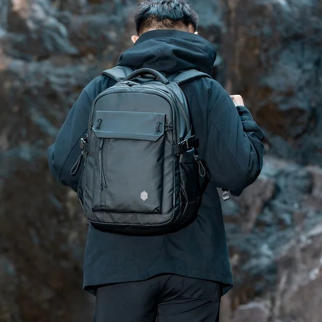 ARCTIC HUNTER τσάντα πλάτης B00531 με θήκη laptop 15.6", 25L, μαύρη — εικόνα 8