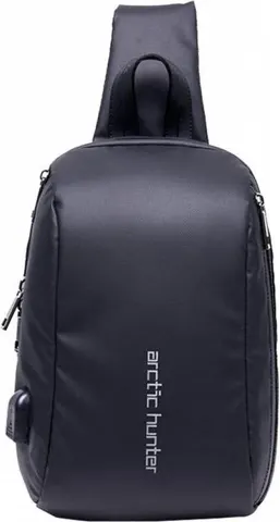 ARCTIC HUNTER τσάντα Crossbody XB-00081, USB, 6L, μαύρη