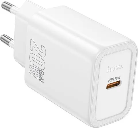 HOCO N60 Gentle φορτιστής PD20W, 1 θύρα, λευκό