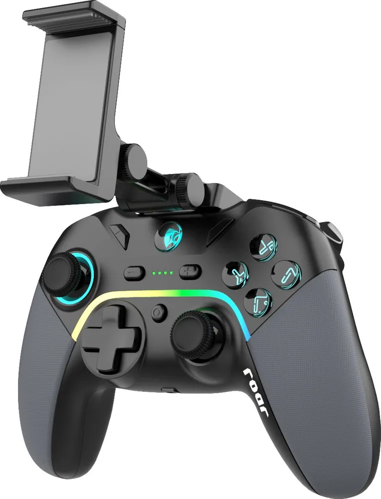 ROAR ασύρματο gamepad RR-0022, Switch/PC/iOS/Android, Bluetooth, μαύρο — εικόνα 2