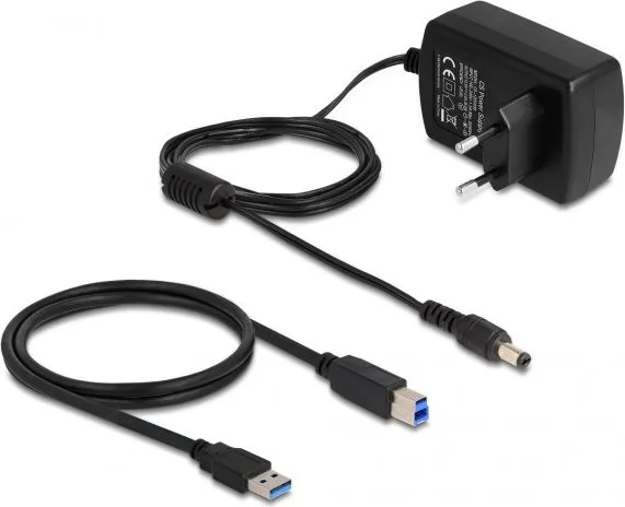DELOCK docking station για 2.5" ή 3.5" SATA HDD/SSD 64187, 2 θέσεων, 5Gbps, clone/erase function, μαύρο — εικόνα 5