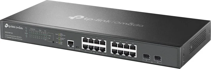 TP-LINK L2+ managed switch SG3218XP-M2, 16x 2.5Gbps θύρες, PoE+, V1.0 — εικόνα 5