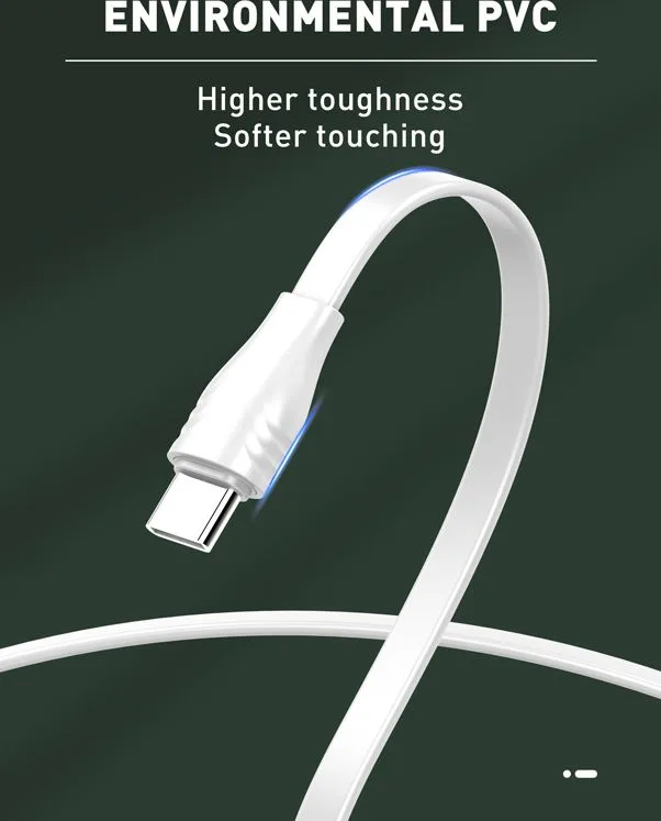 LDNIO καλώδιο USB-C σε USB-C LC131C, 65W PD, 1m, λευκό — εικόνα 7