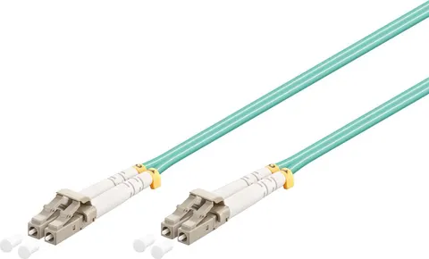 GOOBAY καλώδιο οπτικής ίνας LC-UPC 93385, Multimode OM3, 2m, τιρκουάζ