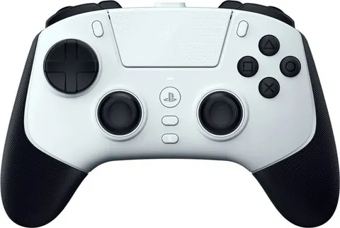 Razer Raiju V3 PRO White - PS5/PC - Wireless Gaming Controller - TMR Thumbs - 6 Remappable Buttons