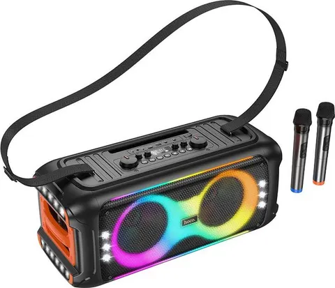 HOCO HA9 Kayman με ΔΥΟ μικρόφωνα Outdoor Bluetooth Speaker, μαύρο