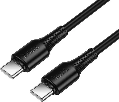 HOCO X120 Beneficio καλώδιο Type-C TO Type-C, 1m, 27W, μαύρο