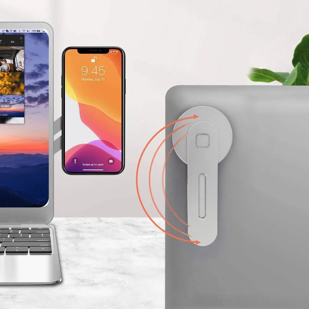 POWERTECH βάση για smartphone PT-1352, μαγνητική, ασημί — εικόνα 3