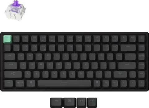 Keychron K2 HE (K2H-J1)Wireless Magnetic Hall Effect RGB Custom Keyboard 75% US Layout shine-through