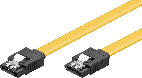 GOOBAY καλώδιο SATA 95021, 6Gbps, 0.5m, κίτρινο