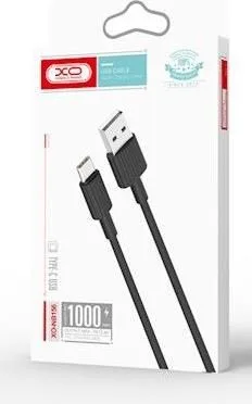 XO NB156 καλώδιο φόρτισης Type-C, μαύρο, 1m — εικόνα 2