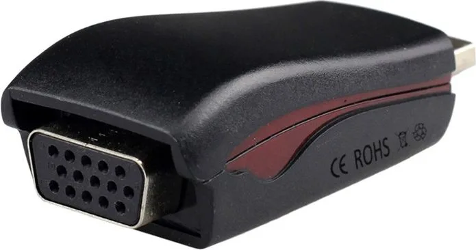 POWERTECH αντάπτορας HDMI 19pin σε VGA CAB-H076, audio jack, USB power — εικόνα 5