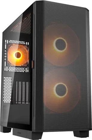 Cougar Midi Tower Case, Airface FLO, ARGB, Black