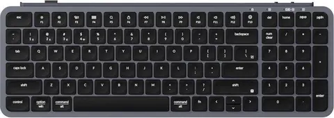 Keychron B2 Pro (B2P-K1) Ultraslim Mini Wireless BT Keyboard ZMK Online customize Space Grey 96% US