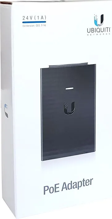 UBIQUITI PoE Adapter POE-24-24W, 24V, 1A, 24W, με power cable — εικόνα 3