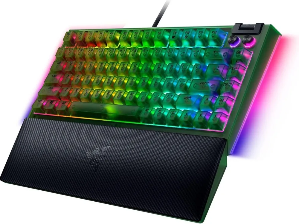 Razer BLACKWIDOW V4 75% Phantom Ed. - Mechanical - RGB - Hot-Swappable - Orange Tactile Switches — εικόνα 6
