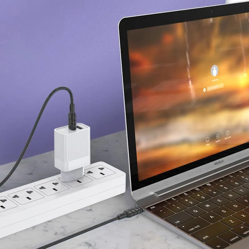 KAKUSIGA καλώδιο USB-C σε USB-C KSC-710, 60W, 480Mbps, 1.2m, μαύρο — εικόνα 2