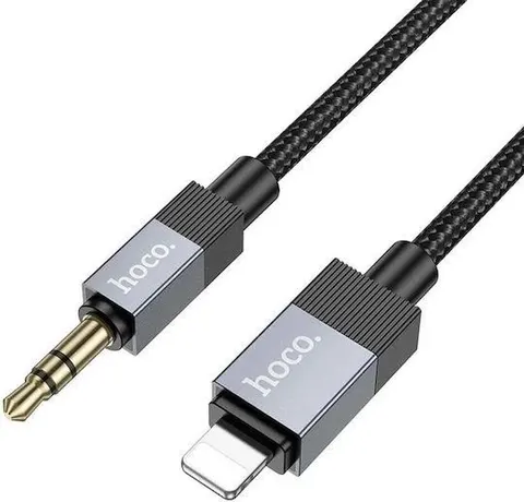 HOCO UPA32A Clever, ΨΗΦΙΑΚΟ καλώδιο ήχου, 3.5mm ΣΕ Lightning, μαύρο
