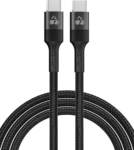 POWERTECH καλώδιο USB-C PTR-0132, PD 100W, copper, 1m, μαύρο