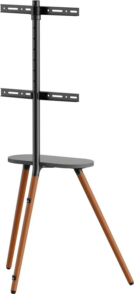 BRATECK βάση τηλεόρασης δαπέδου FS28-44F-04, 43-65", έως 35kg, με ράφι — εικόνα 5