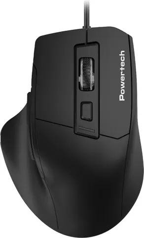 POWERTECH ενσύρματο ποντίκι PT-1273, οπτικό, 3600DPI, μαύρο
