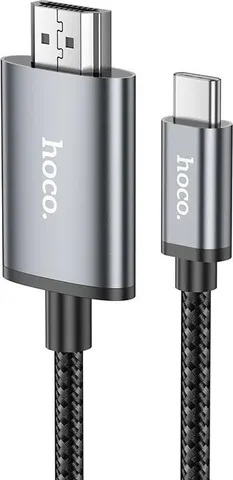 HOCO UA27 HD, καλώδιο ΕΙΚΟΝΑΣ, Type-C ΣΕ HDMI, γκρι