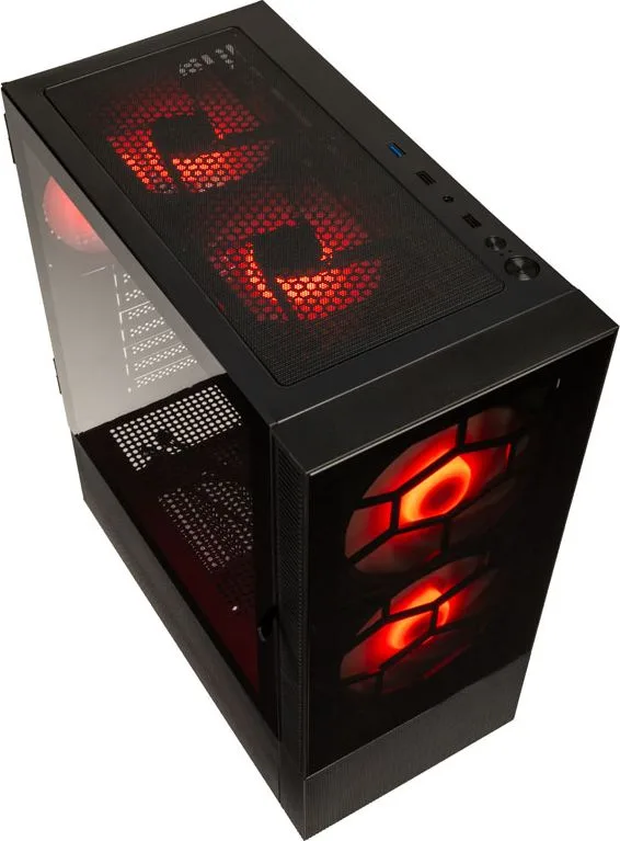 Kolink Observatory MX Glass ARGB Midi Tower Case - Black (with 5 ARGB fans - 2x140mm & 3x120mm) — εικόνα 2