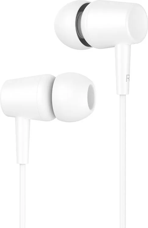 CELEBRAT earphones με μικρόφωνο G13, 3.5mm σύνδεση, Φ10mm, 1.2m, λευκό — εικόνα 2