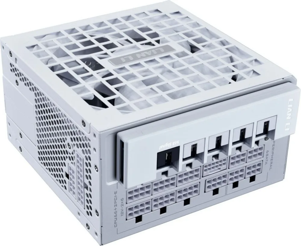 LIAN LI RS1000G White - 1000 Watt 80+ Gold PSU - 12V-2x6 Colored Cable - RS Hub - Fully Modular — εικόνα 3